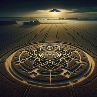 The Enigma of Crop Circles: Art or Alien Origins?