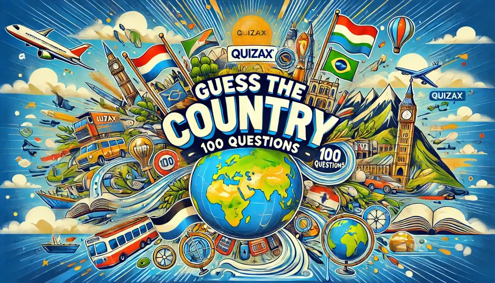 100 Country Guessing Questions with Answers