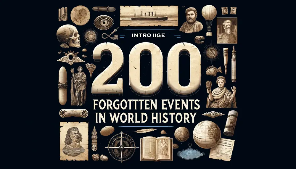 200 Forgotten Events in World History – Test Your General Knowledge