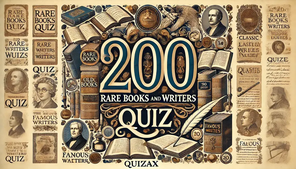 200 Rare Books and Obscure Writers - Literature Quiz