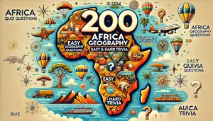 200 Africa Geography Quiz Questions - Easy & Hard Trivia