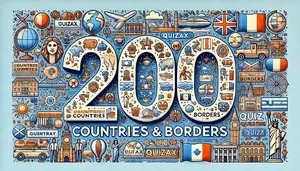 200 Countries and Borders Quiz Questions