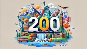 200 North America Geography Trivia Topics