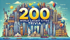 200 World Largest Cities Trivia Questions – Test Your GK Online