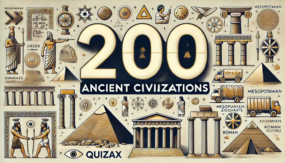 200 Ancient Civilizations Trivia Questions – Easy and Hard Topics