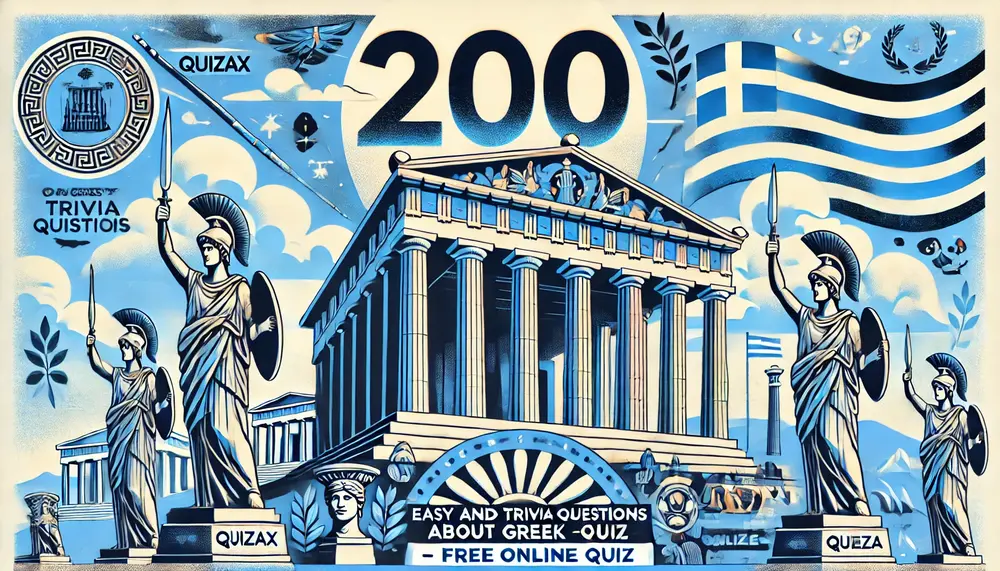 200 Easy and Hard Trivia Questions About Greek History – Free Online Quiz